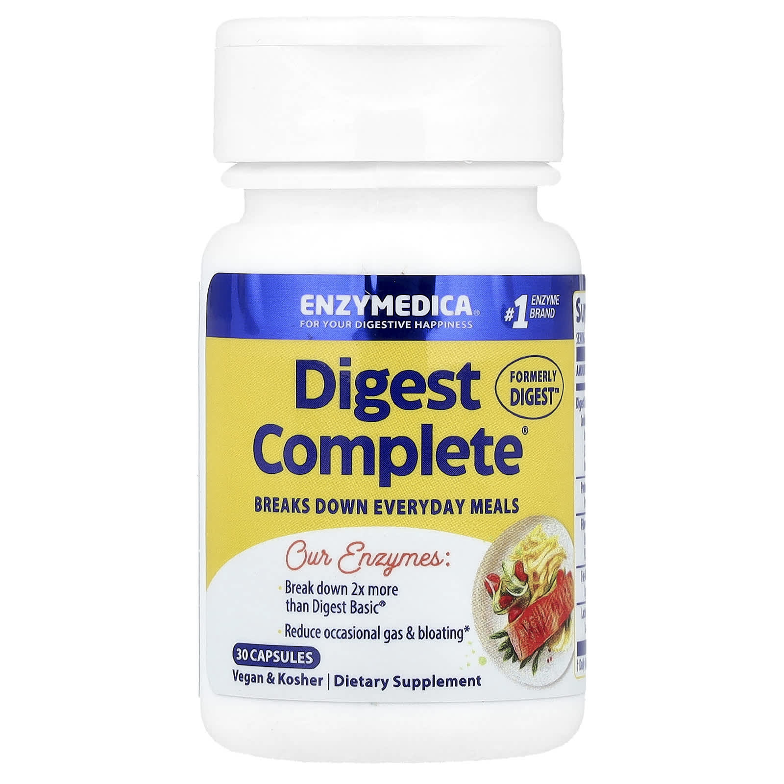 Enzymedica, Digest, 30 Capsules UPC 670480981139 | HiLife Vitamins