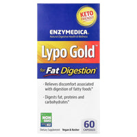 Enzymedica, Lypo Gold, 60 Vegetarian Capsules UPC 670480981306 | HiLife Vitamins