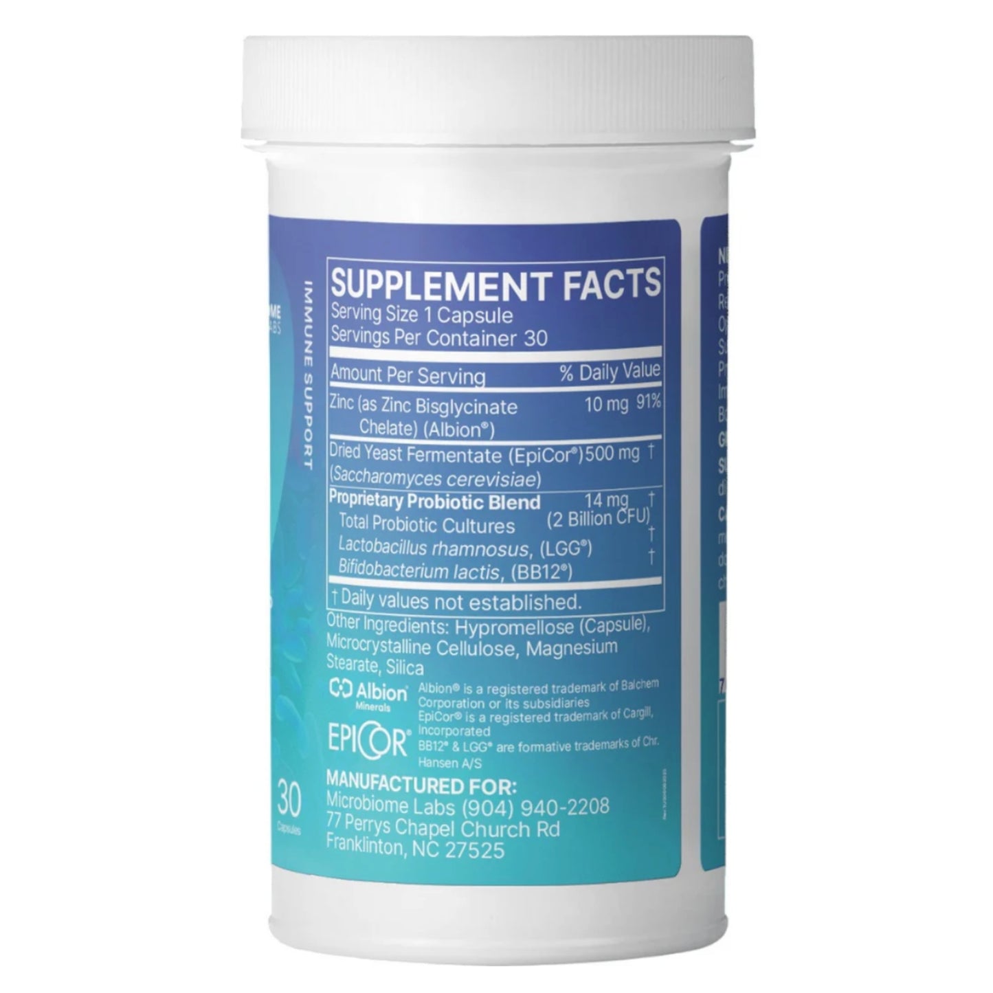 Microbiome Labs, EpicDefense, 30 Capsules UPC 793888533264 | HiLife Vitamins