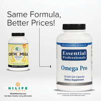 Essential Professionals, Omega Pro, 120 Softgels - 860012213559 | Hilife Vitamins