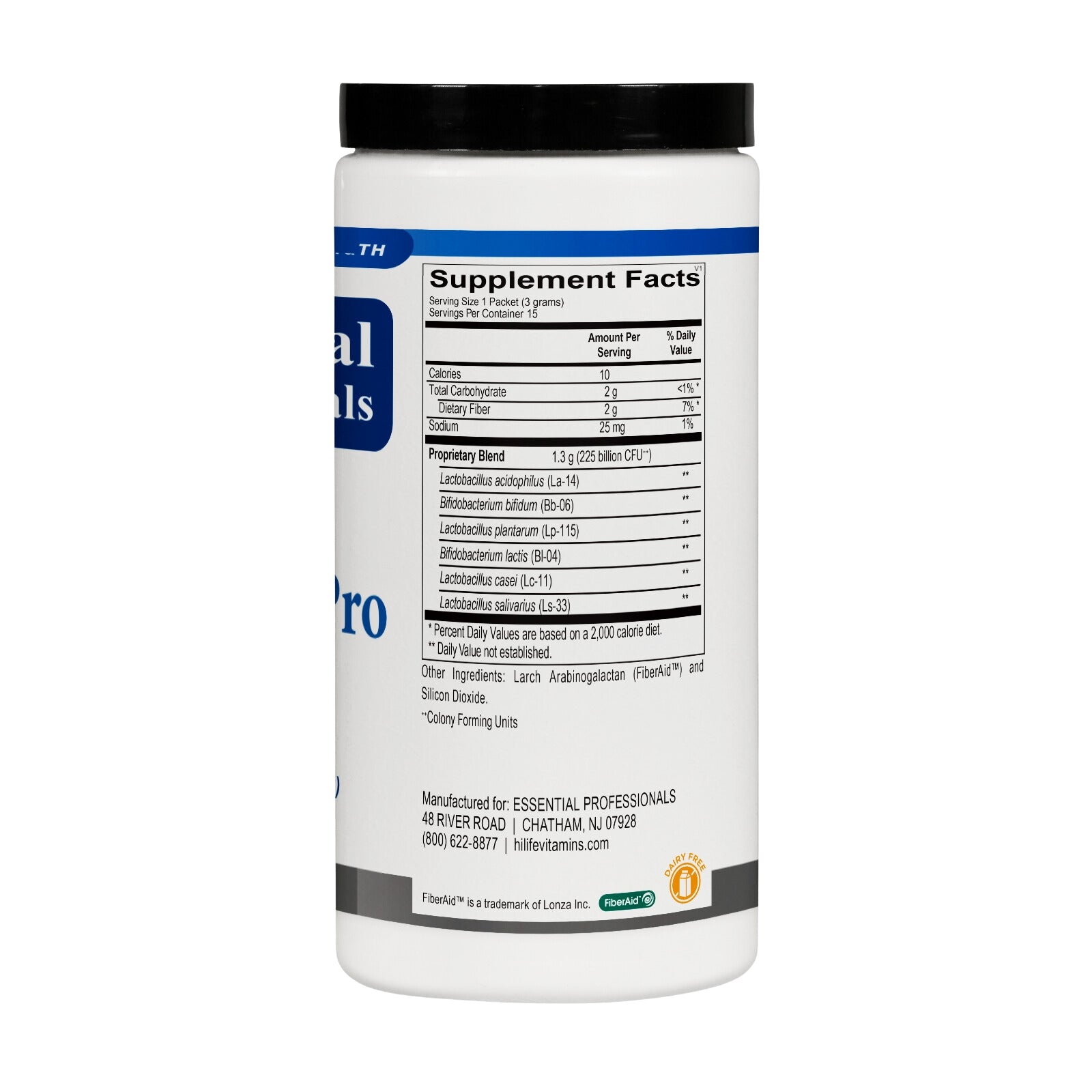 Essential Professionals, Probiotic Pro, 15-3g Packets - 860012213580 | Hilife Vitamins