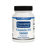 Essential Professionals, Vitamin D3 50,000 IU, 15 Capsules UPC 860012213597 | HiLife Vitamins