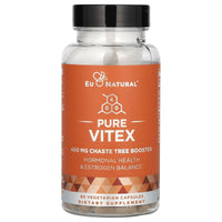 EU Natural, Pure Vitex, 400 mg, 60 Vegetarian Capsules UPC 855244008035 | HiLife Vitamins