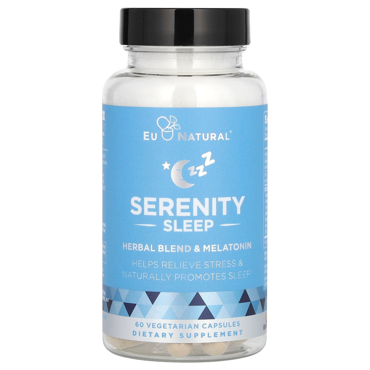 EU Natural, Serenity Sleep, 60 Vegetarian Capsules UPC 855244008066 | HiLife Vitamins