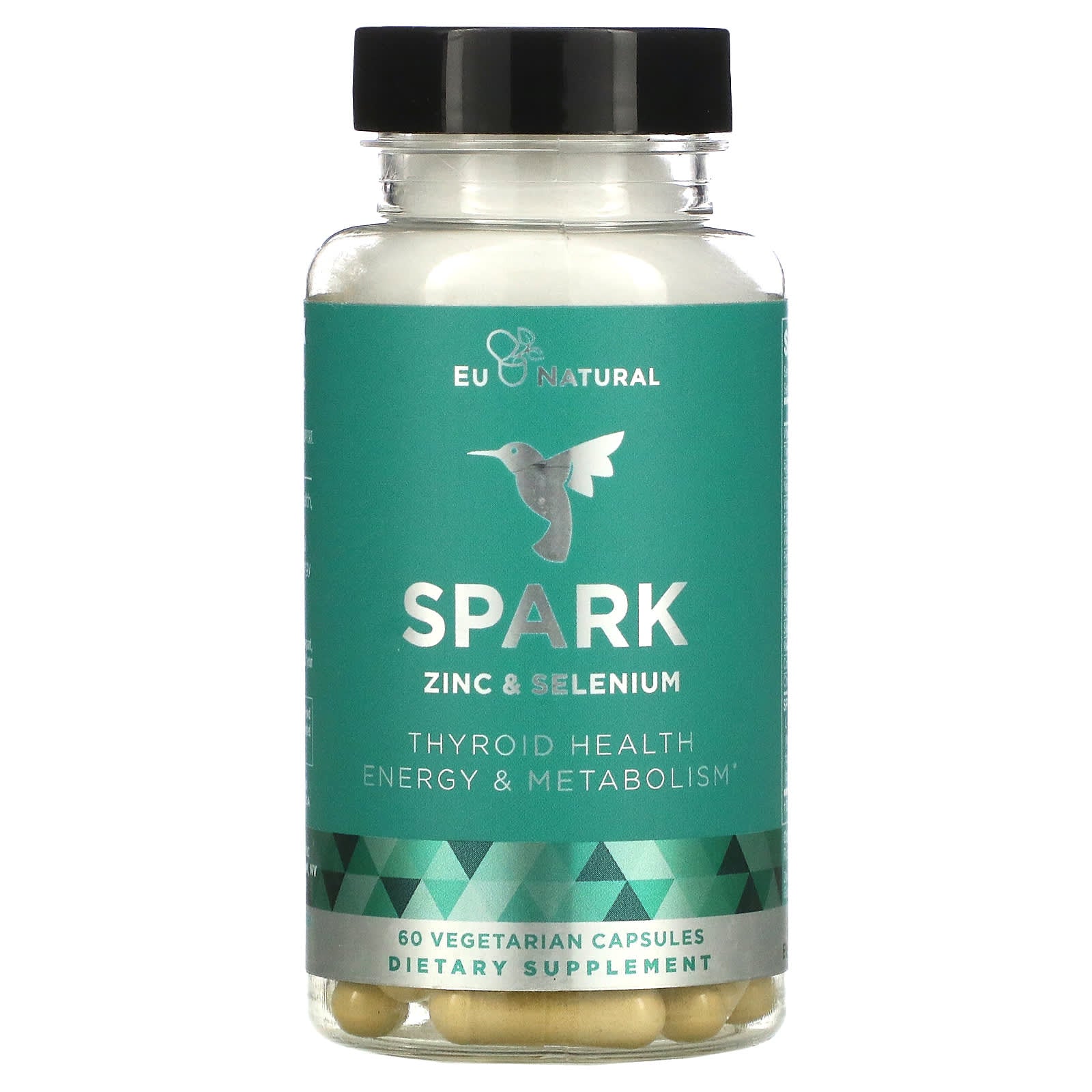 EU Natural, Spark, Zinc & Selenium, 60 Vegetarian Capsules UPC 855244008189 | HiLife Vitamins