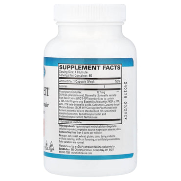 EuroMedica, Curaphen®, 60 Vegetarian Capsules UPC 367703602604 | Hilife Vitamins