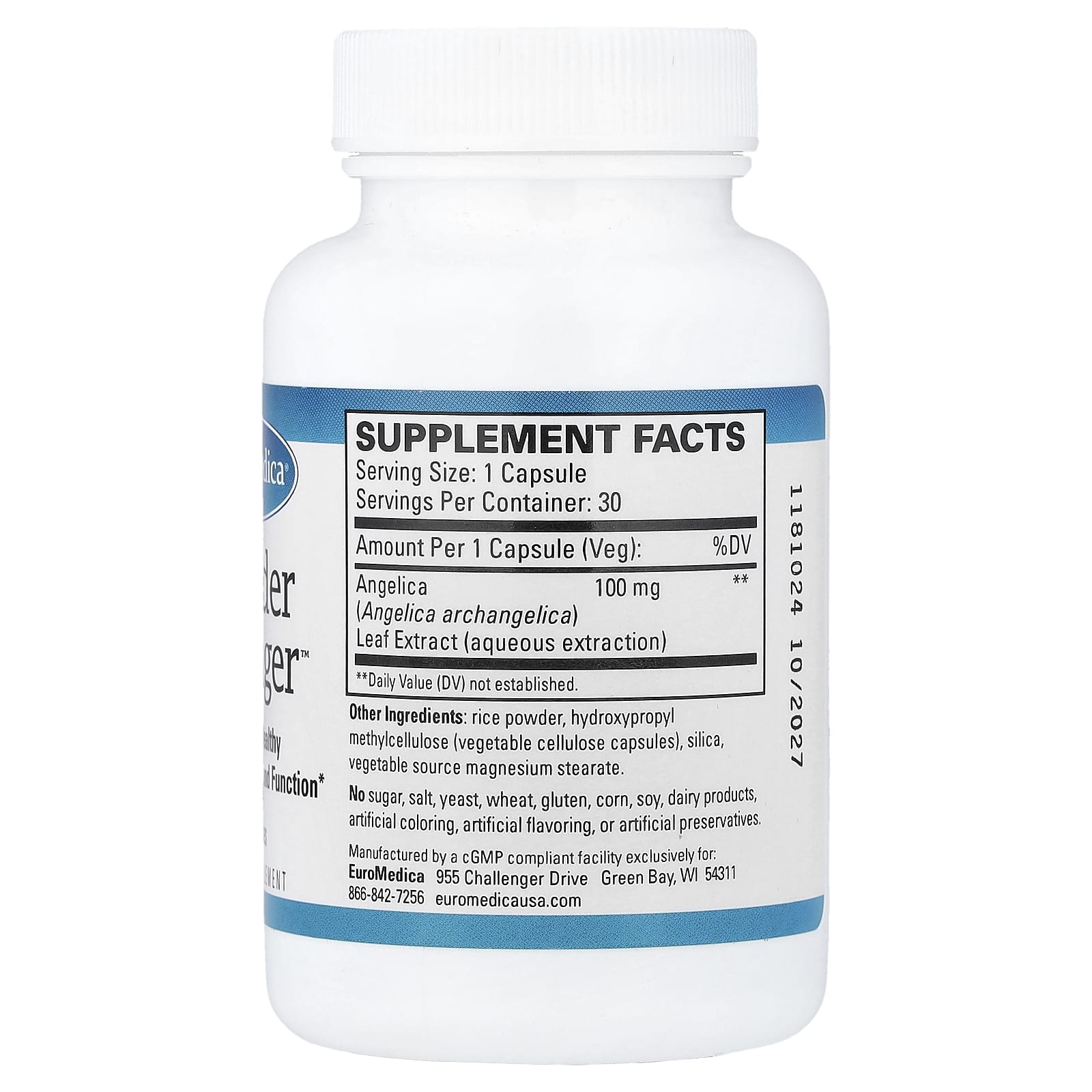EuroMedica, Bladder Manager™, 30 Tablets UPC 367703908133 | HiLife Vitamins