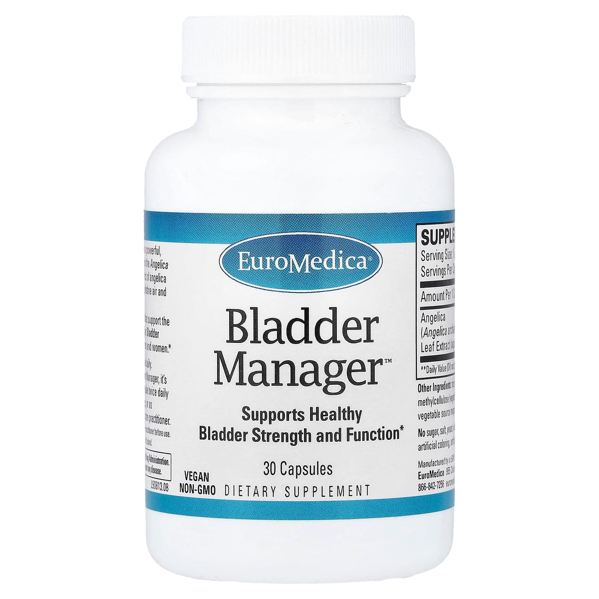 EuroMedica, Bladder Manager™, 30 Tablets UPC 367703908133 | Hilife Vitamins