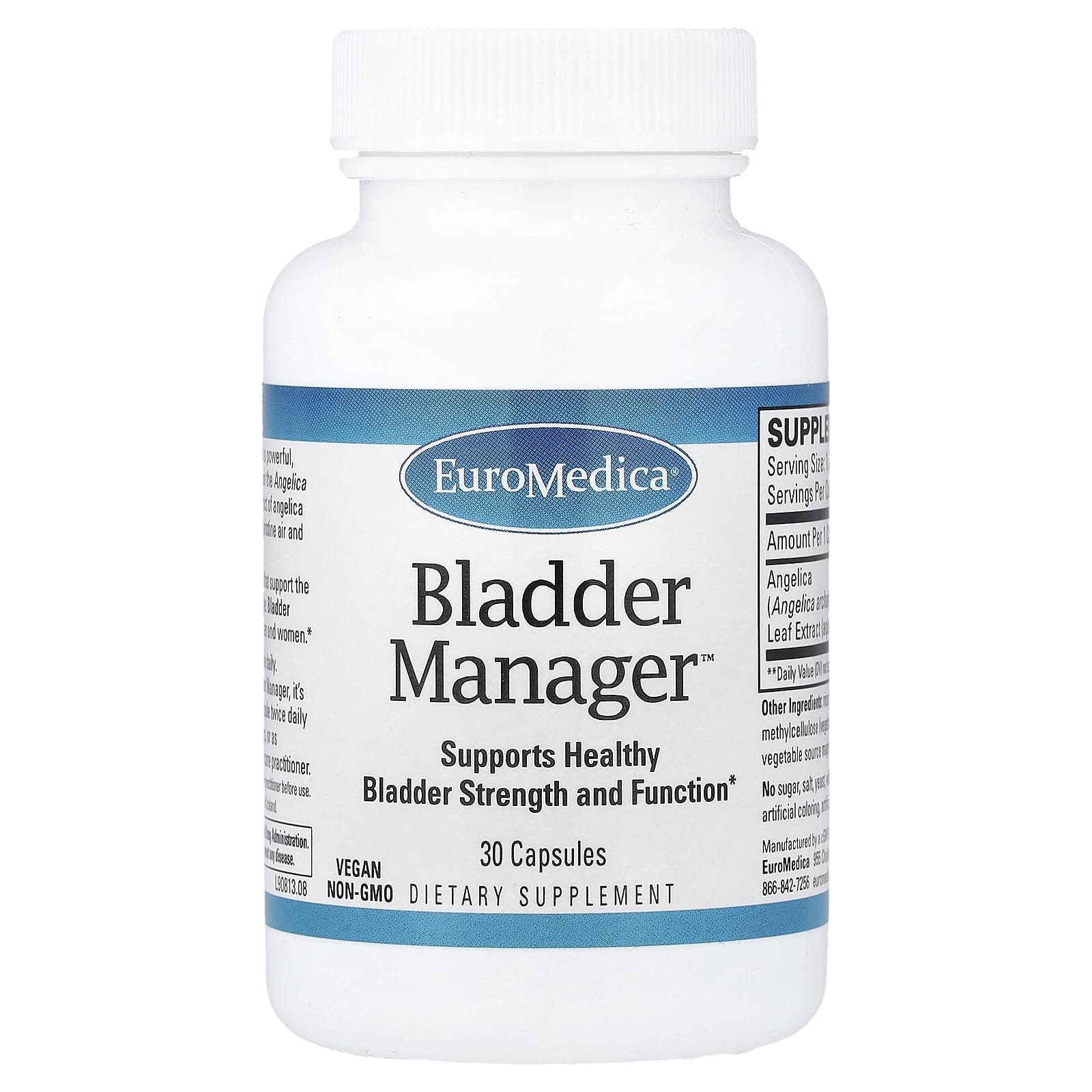 EuroMedica, Bladder Manager™, 30 Tablets UPC 367703908133 | Hilife Vitamins