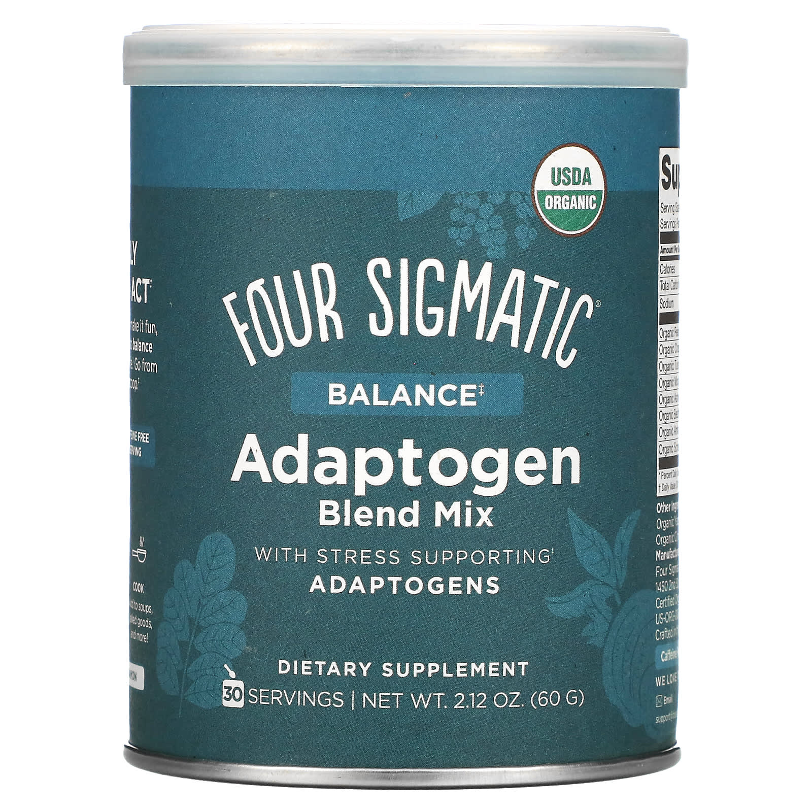 FOUR SIGMA FOODS, INC., Adaptogen Blend Mix, 2.12 Oz UPC 816897020584 | Hilife Vitamins