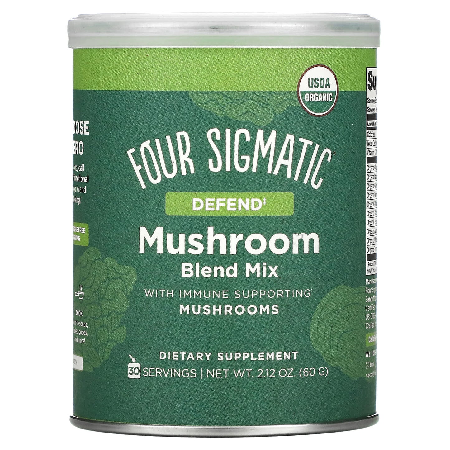 FOUR SIGMA FOODS, INC., Mushroom Blend Mix, 2.12 Oz UPC 816897020898 | Hilife Vitamins
