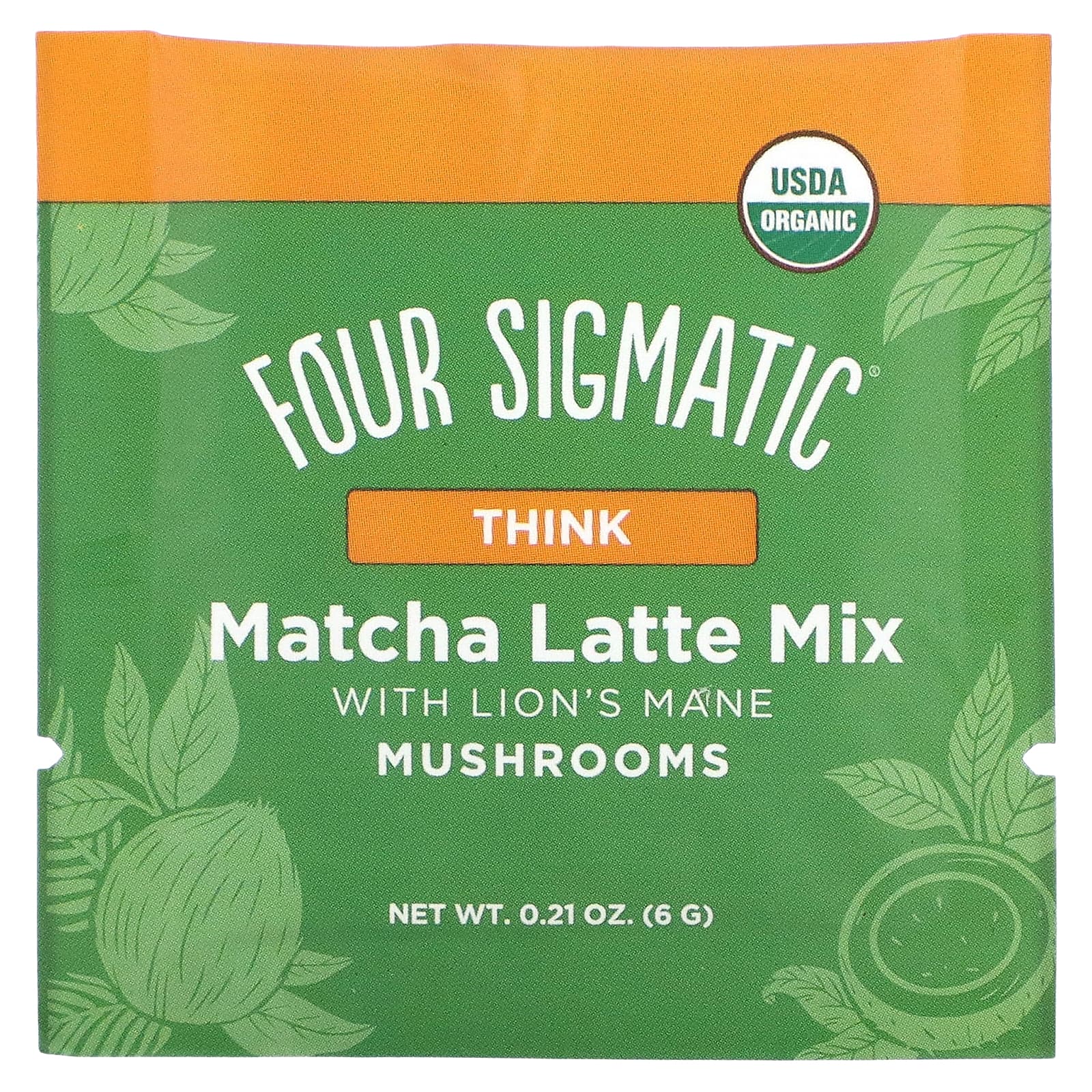 FOUR SIGMA FOODS, INC., Mushroom Matcha Latte with Maitake, 2.12 Oz UPC 816897021055 | Hilife Vitamins