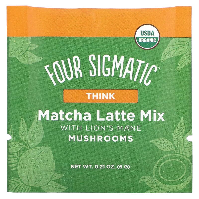 FOUR SIGMA FOODS, INC., Mushroom Matcha Latte with Maitake, 2.12 Oz UPC 816897021055 | Hilife Vitamins