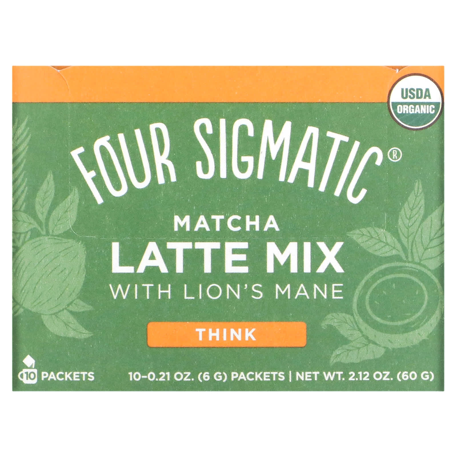 FOUR SIGMA FOODS, INC., Mushroom Matcha Latte with Maitake, 2.12 Oz UPC 816897021055 | Hilife Vitamins