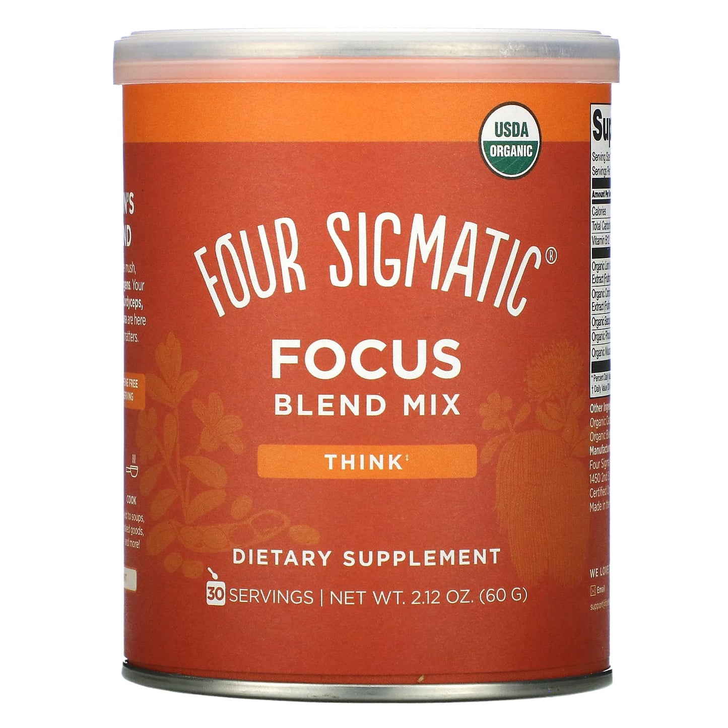 FOUR SIGMA FOODS, INC., Genius Blend Mix, 2.12 Oz UPC 816897022212 | Hilife Vitamins