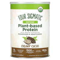 FOUR SIGMA FOODS, INC., Plant-Based Protein w/ Superfoods Creamy Cacao Can, 21.16 Oz UPC 816897022298 | Hilife Vitamins
