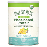 FOUR SIGMA FOODS, INC., Plant-Based Protein w/ Superfoods Sweet Vanilla Can, 21.16 Oz UPC 816897022342 | Hilife Vitamins