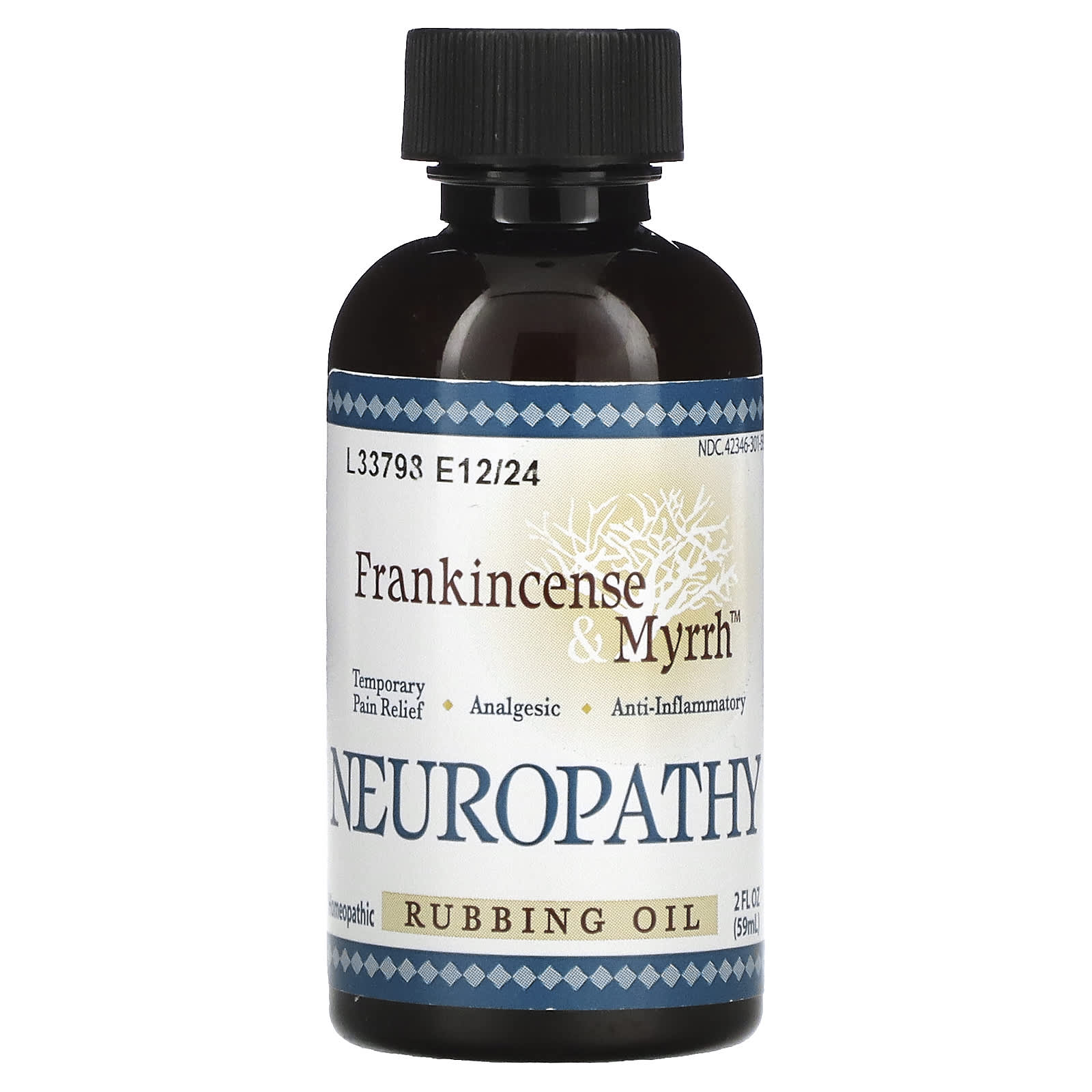 FRANKINCENSE & MYRRH, Neuropathy, 2 Oz UPC 815439003016 | Hilife Vitamins