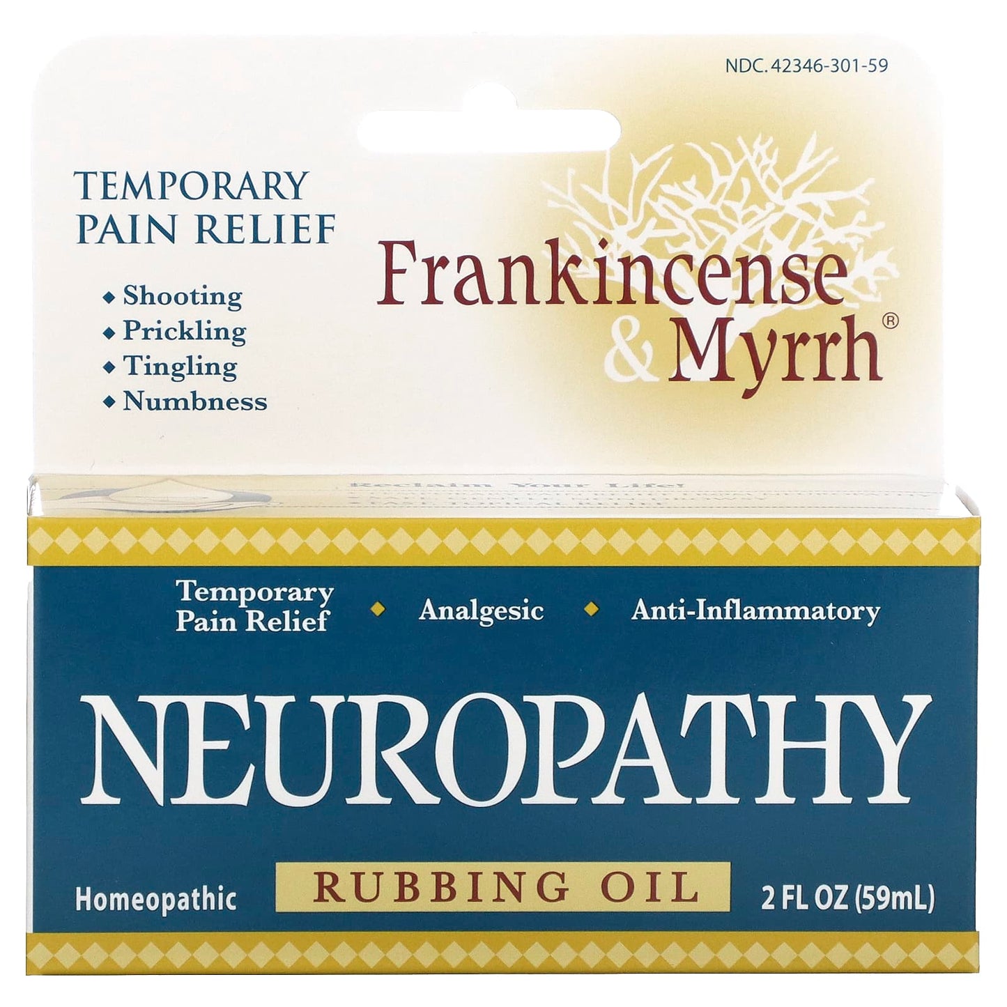 FRANKINCENSE & MYRRH, Neuropathy, 2 Oz UPC 815439003016 | Hilife Vitamins