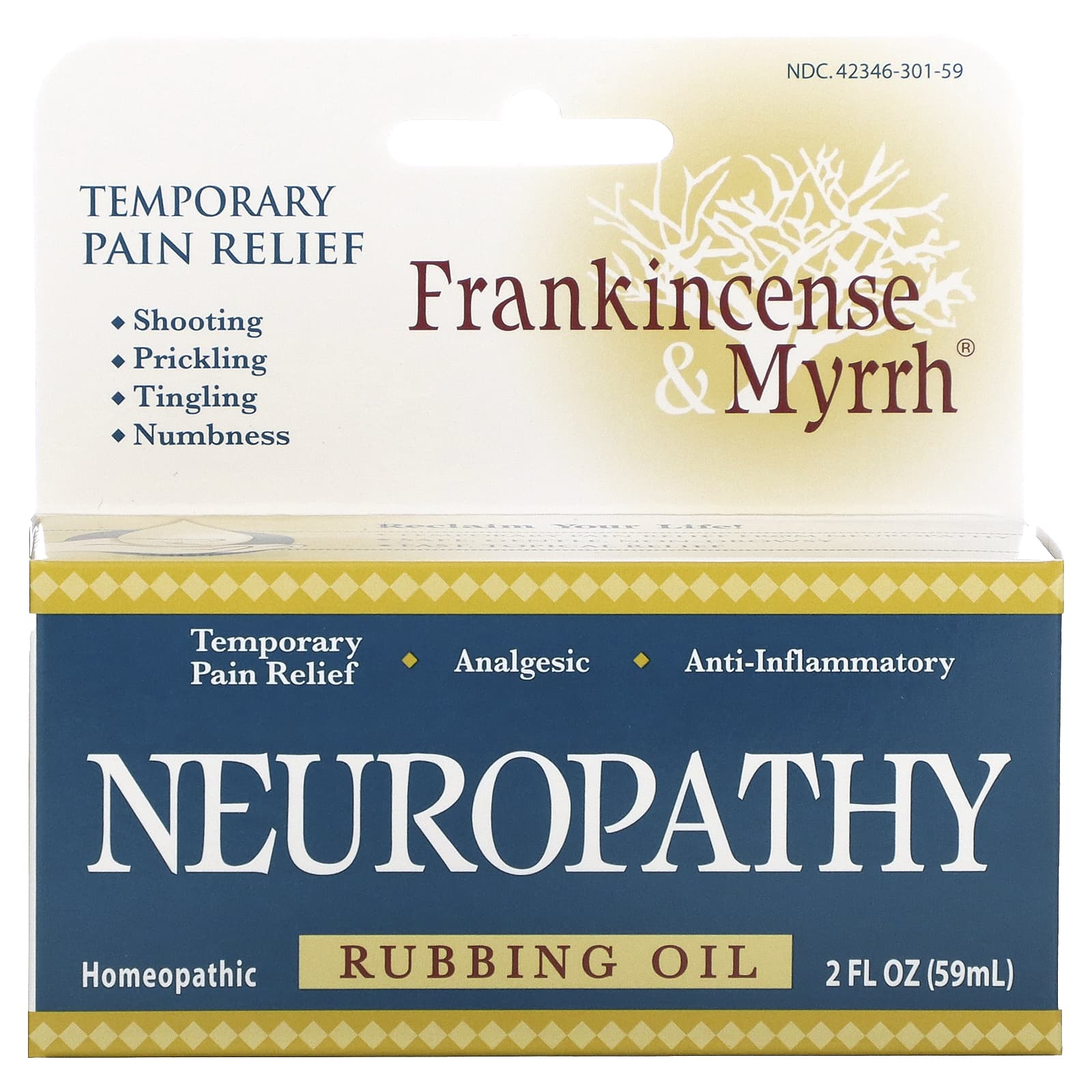 FRANKINCENSE & MYRRH, Neuropathy, 2 Oz UPC 815439003016 | Hilife Vitamins