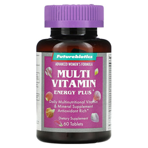 Futurebiotics, Multi Vitamin Energy Plus for Women, 60 Tablets - 049479000487 | Hilife Vitamins