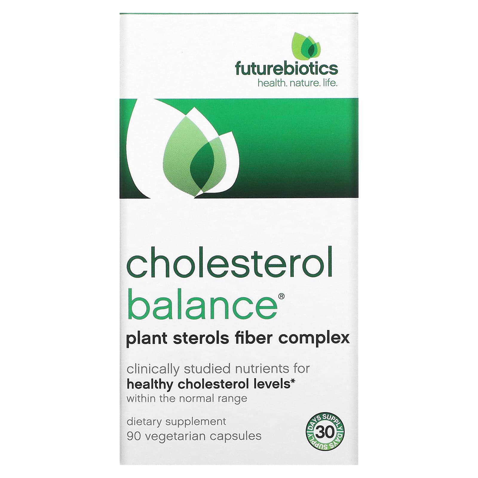 Futurebiotics, Cholesterol Balance, 90 Vegetarian Capsules UPC 049479025022 | Hilife Vitamins