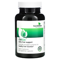 Futurebiotics, Detox, Daily Liver Support, 60 Vegetarian Capsules UPC 049479025107 | Hilife Vitamins