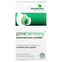 Futurebiotics, PMSHarmony, Advanced PMS Complex, 56 Vegetarian Capsules UPC 049479025121 | Hilife Vitamins