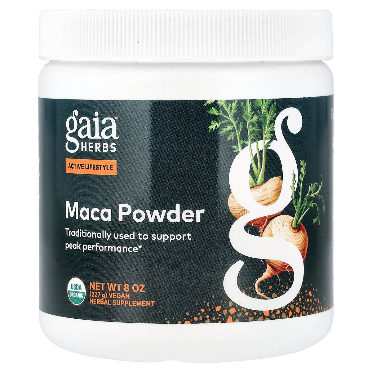 Gaia Herbs, Maca Powder, 8 oz (227 g) UPC 751063146739 | Hilife Vitamins