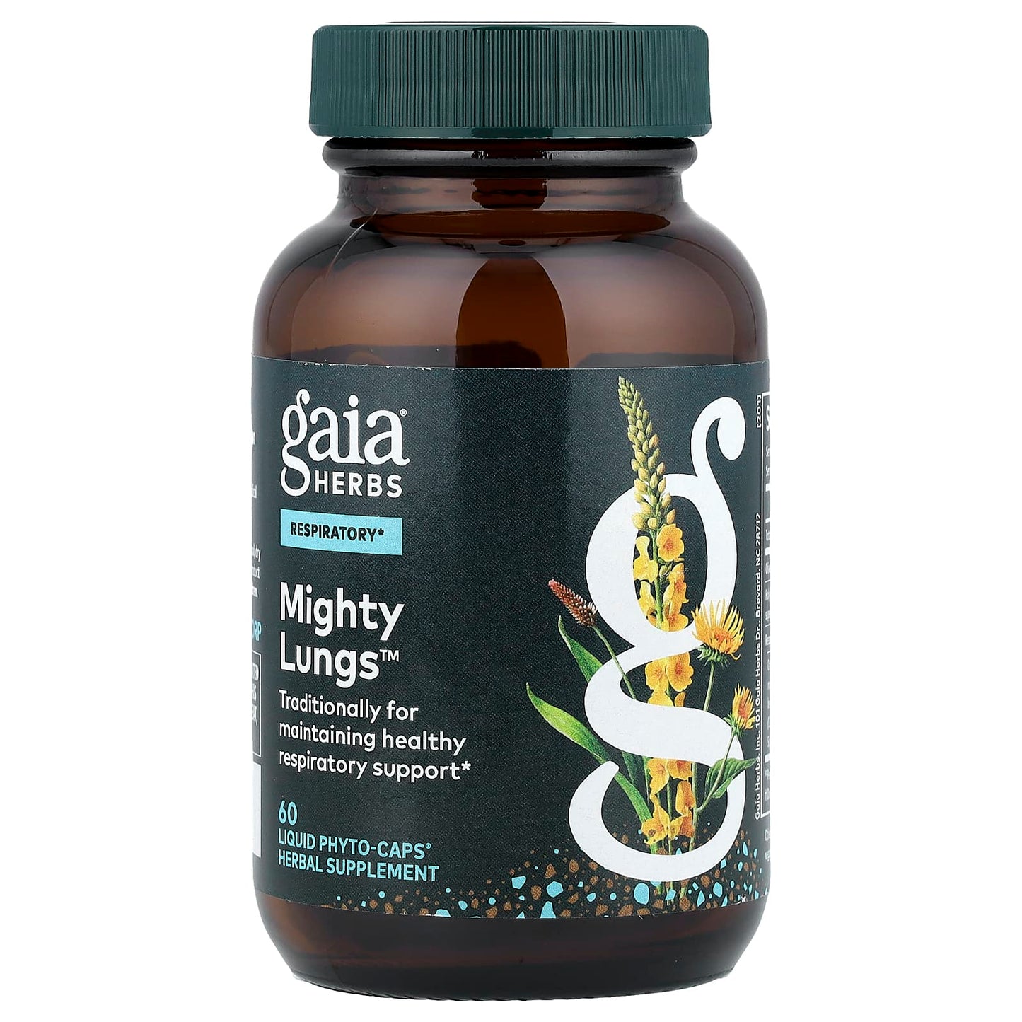 Gaia Herbs, Mighty Lungs, 60 Liquid Phyto-Caps® UPC 751063151641 | Hilife Vitamins