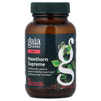 Gaia Herbs, Hawthorn Supreme, 60 Vegan Liquid Phyto-Caps® UPC 751063400008 | HiLife Vitamins