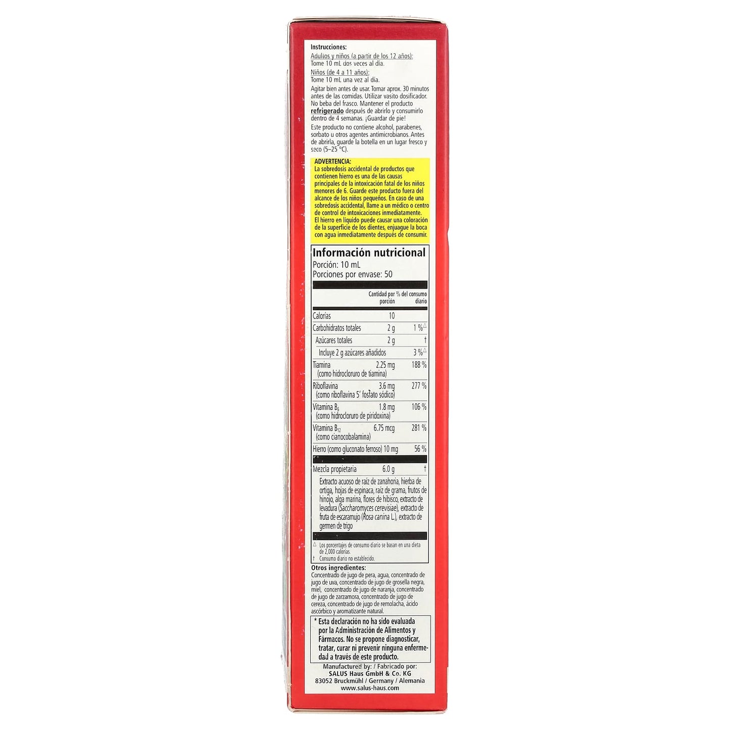 Gaia Herbs, Floradix, Iron & Herbs, 17 Oz Liquid Extract UPC 850026260106 | HiLife Vitamins