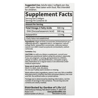 Garden of Life, Minami Algae Omega-3, 60 Softgels UPC 5425018610907 | HiLife Vitamins