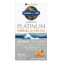 Garden of Life, Minami Platinum Orange, 60 Softgels UPC 5425018611812 | HiLife Vitamins