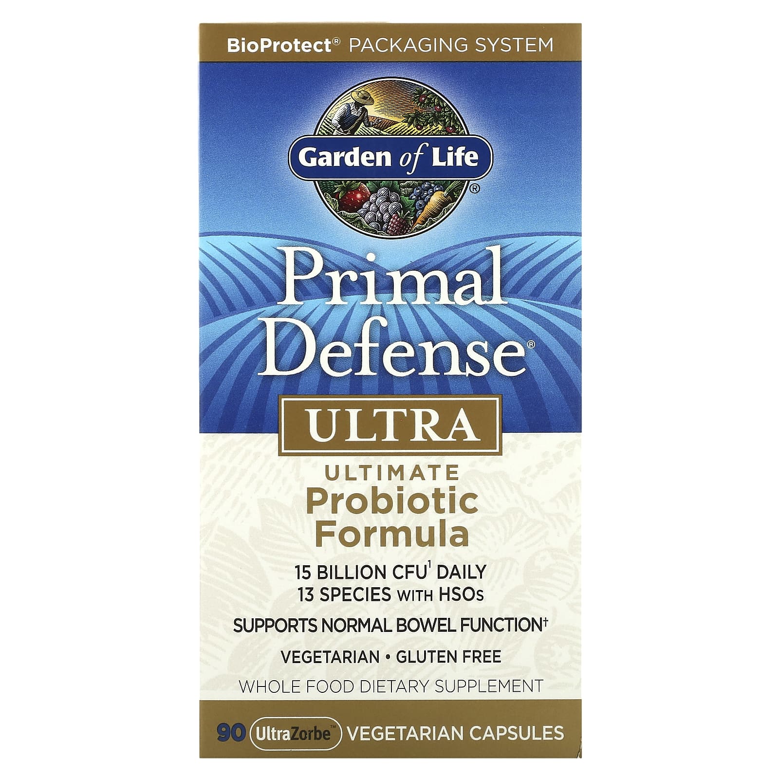 Garden Of Life, Primal Defense Ultra, 90 Vegetarian Capsules - 658010112352 | Hilife Vitamins