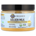 Garden of Life, Organics, Golden Milk, Recovery & Nourishment, 3.70 oz (105 g) UPC 658010123082 | HiLife Vitamins