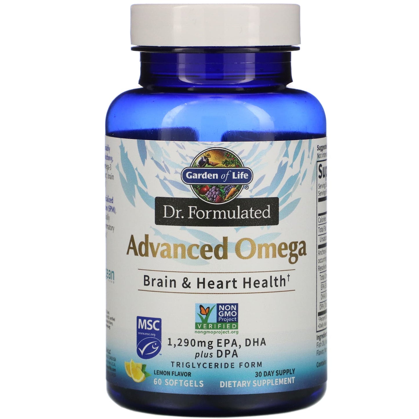 Garden of Life, Dr. Formulated Advanced Omega, 60 Softgels UPC 658010124614 | HiLife Vitamins