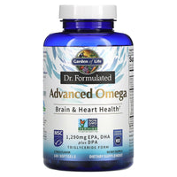 Garden of Life, Dr. Formulated Advanced Omega, 180 Softgels UPC 658010124638 | HiLife Vitamins