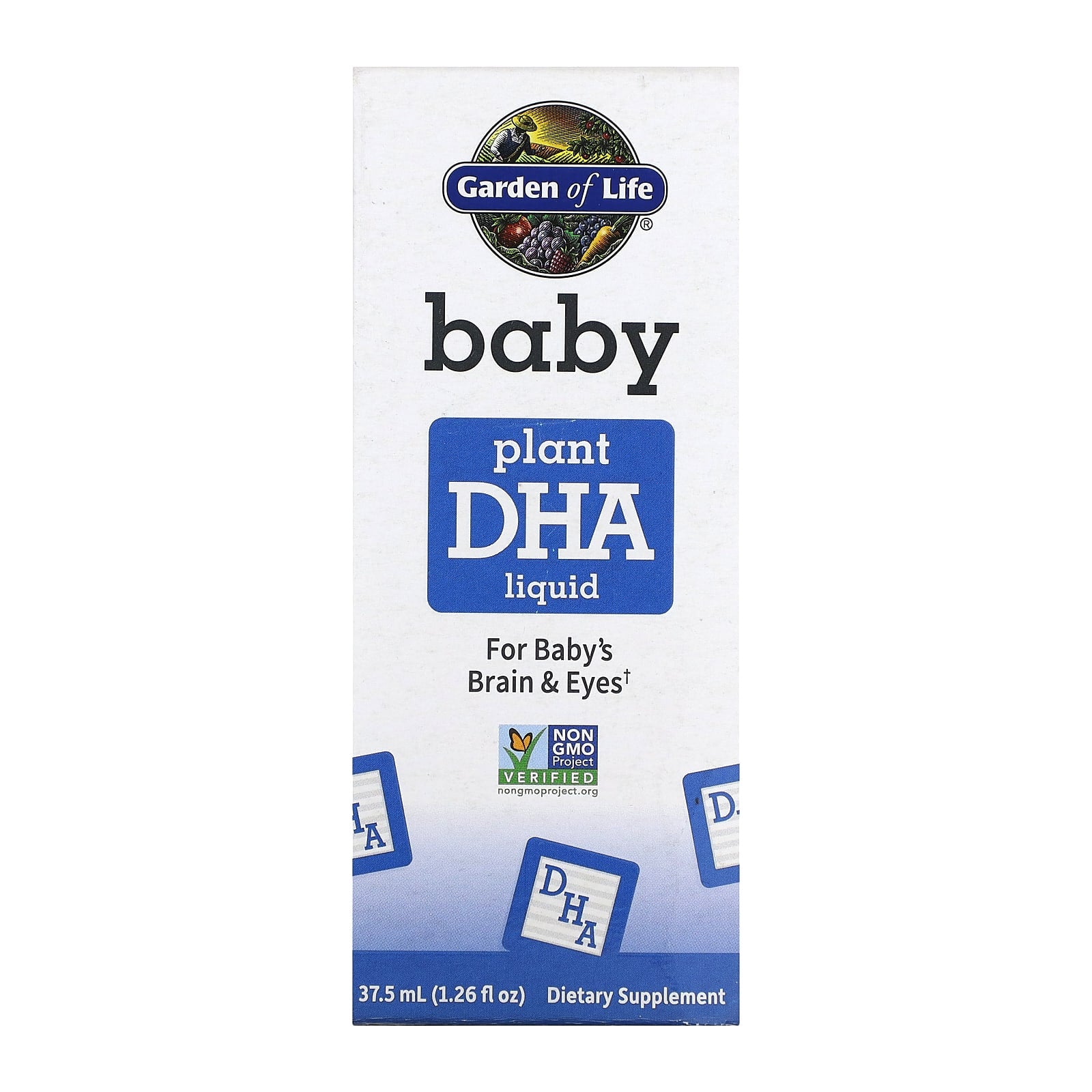 Garden of Life, Baby, Plant DHA Liquid, 1.26 fl oz UPC 658010125291 | HiLife Vitamins