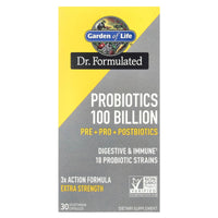 Garden of Life, Probiotics, Extra Strength, 30 Vegetarian Capsules UPC 658010131797 | HiLife Vitamins