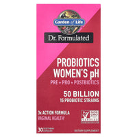 Garden of Life, Probiotics Women's pH, 50 Billion, 30 Vegetarian Capsules UPC 658010131957 | HiLife Vitamins