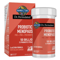Garden of Life, Dr. Formulated Probiotics Menopause, 30 Vegetarian Capsules UPC 658010134873 | Hilife Vitamins