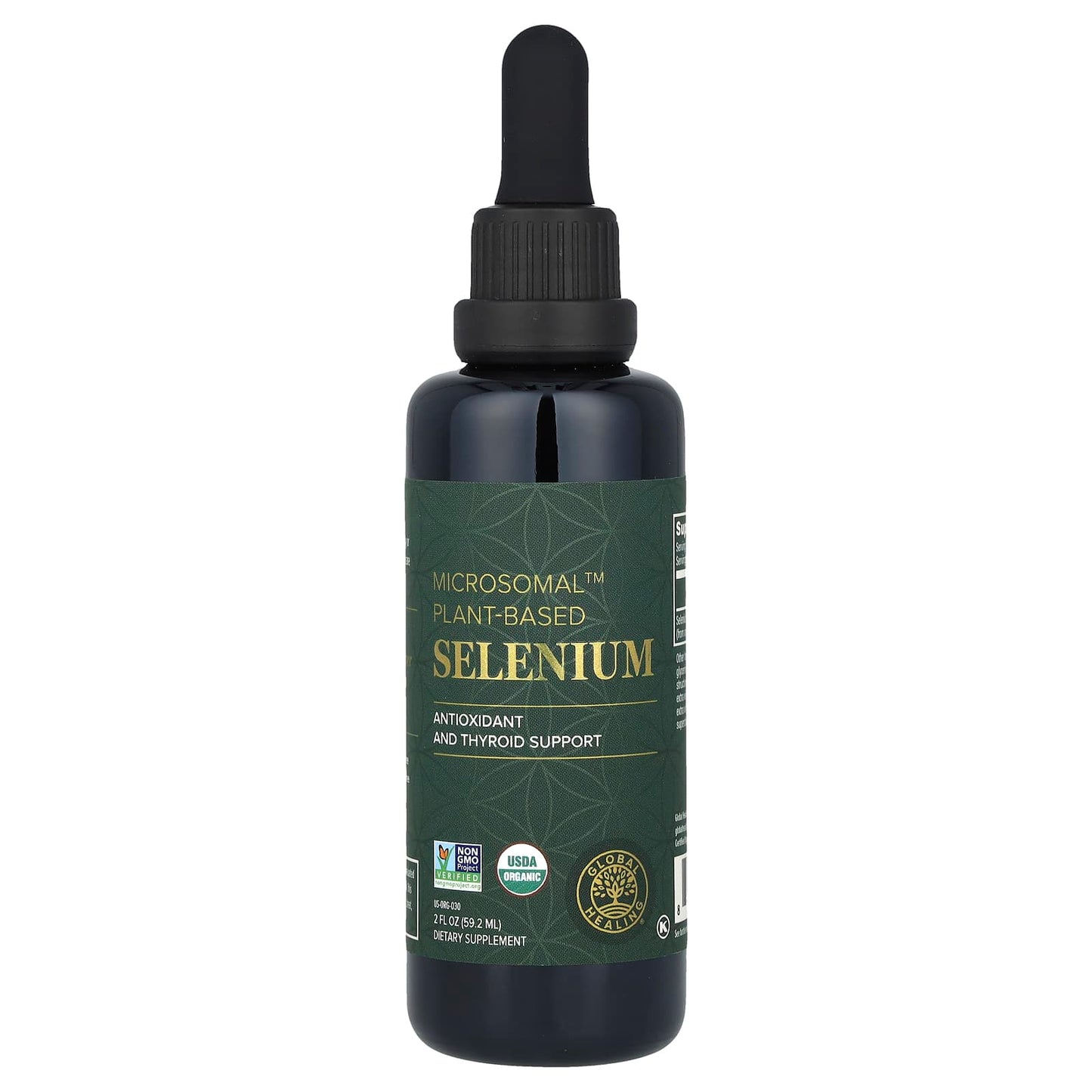 Global Healing, Microsomal™ Plant-Based Selenium, 2 fl oz (59.2 ml) UPC 811839032984 | HiLife Vitamins