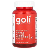 Goli Nutrition, Apple Cider Vinegar, 60 Gummies UPC 627987249620 | Hilife Vitamins