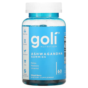 Goli Nutrition, Ashwagandha Gummies, 60 Gummies - 628176357409 | Hilife Vitamins