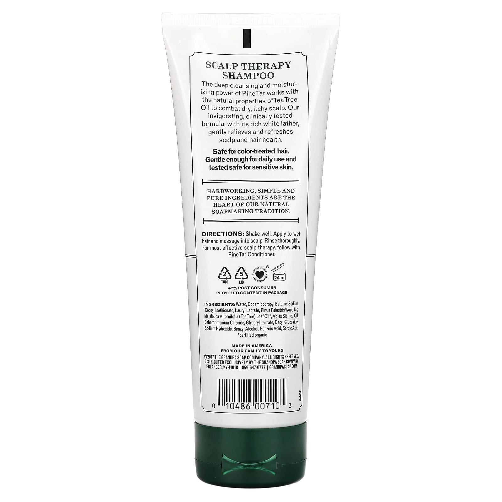 Grandpa Brands Co., Pine Tar Shampoo, 8 Oz Ounces UPC 010486007103 | Hilife Vitamins