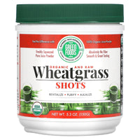 Green Foods, Wheat Grass Shot (30 Serving), 5.3 Oz UPC 083851203332 | Hilife Vitamins
