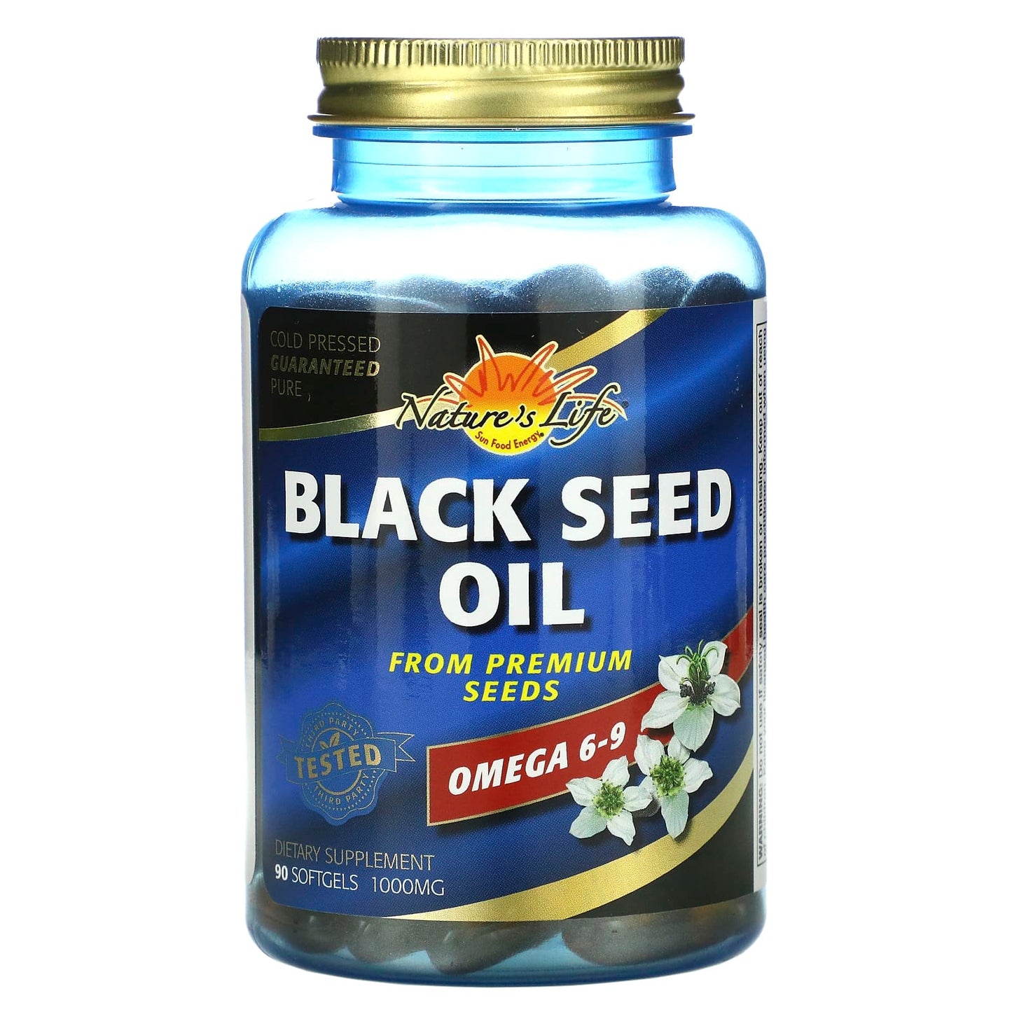 Health From The Sun, Black Seed Oil, Cold Pressed, 90 Softgels UPC 010043377939 | HiLife Vitamins
