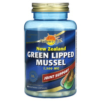 Health From The Sun, New Zealand Green Lipped Mussel, 500 mg, 90 Capsules UPC 010043941888 | HiLife Vitamins