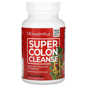 Health Plus, Super Colon Cleanse, 120 Capsules - 083502087649 | Hilife Vitamins
